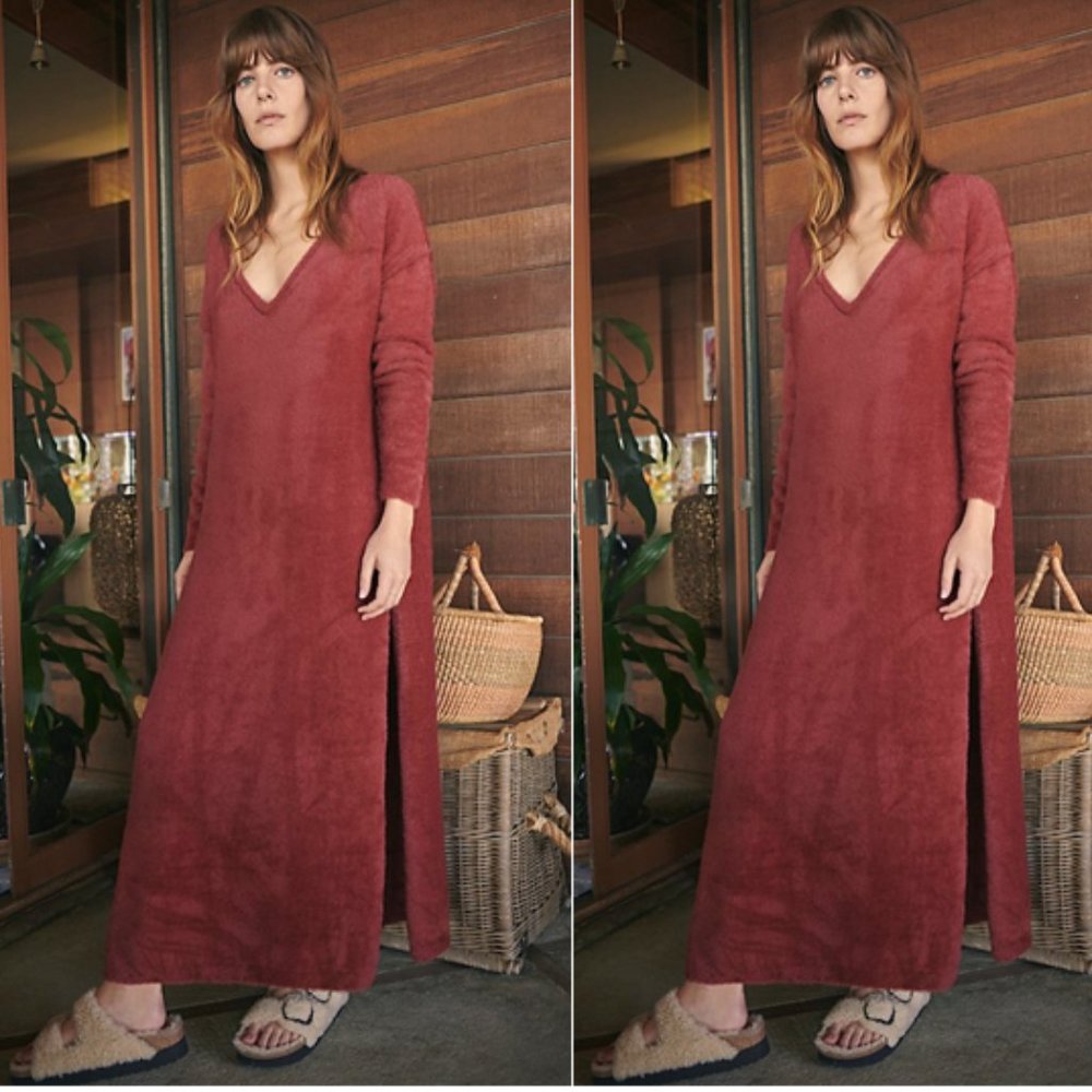Free People Girls Night In Maxi Pullover